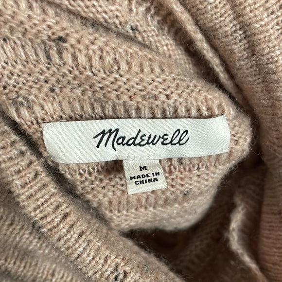 Madewell Donegal Belmont Mockneck Sweater in Coziest Yarn Size Medium - Picture 7 of 11